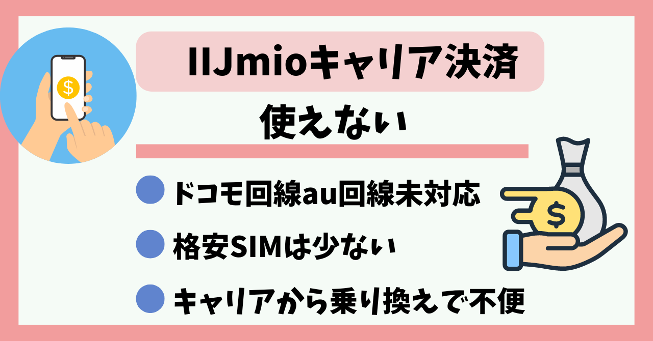 IIJmioキャリア決済は使えない代替え案は？ ｜ 正モバイル