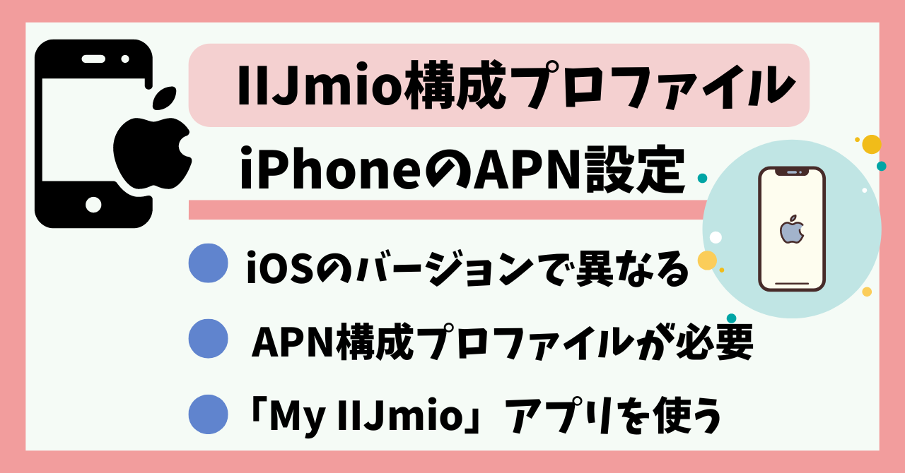IIJmioiPhone構成プロファイル