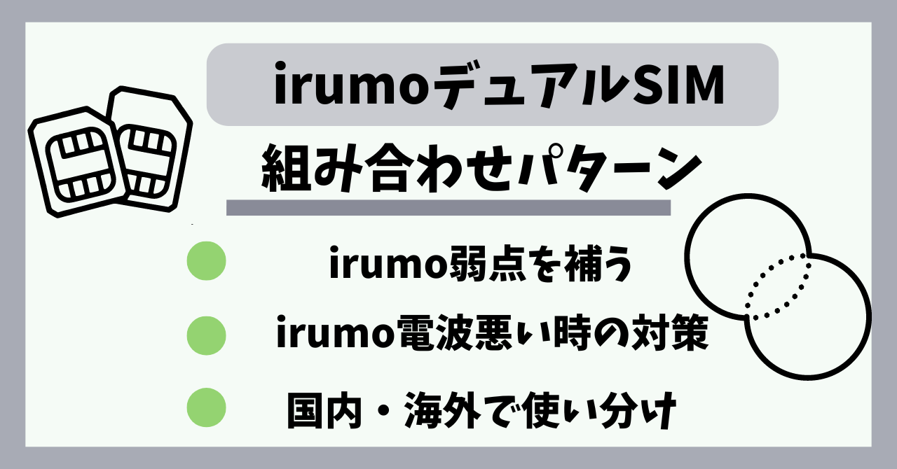 irumoデュアルSIM