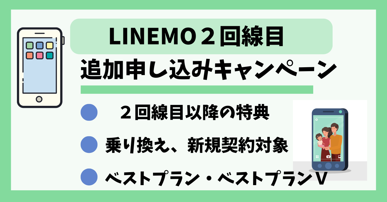 LINEMO2回線目2台目