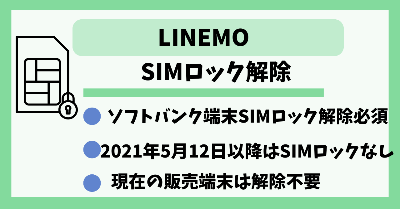 LINEMOSIMロック解除