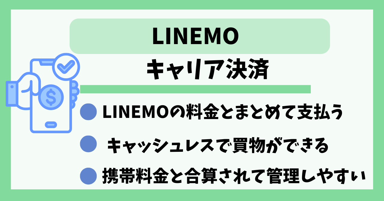 LINEMOキャリア決済