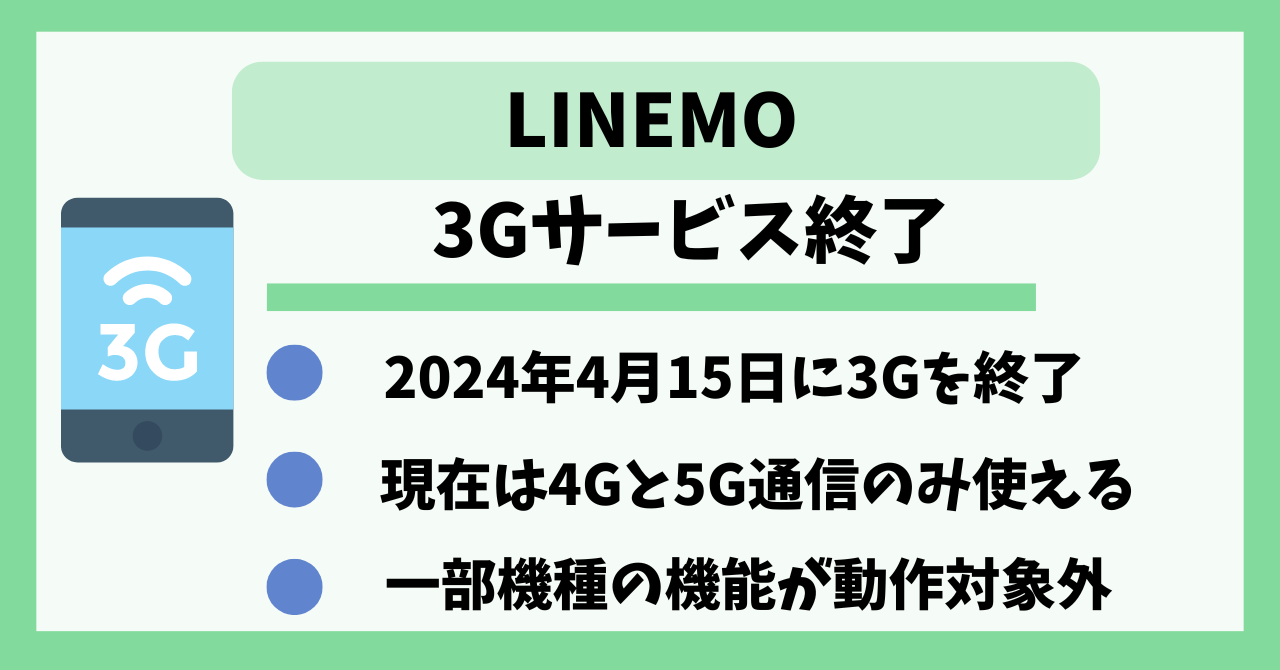 LINEMO　3G